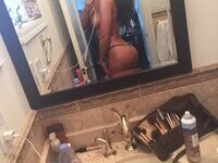 Nude selfies at mirror from fit amateur babe