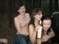 Coed party with hot teenage sluts