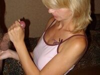 Russian amateur blonde wife sexlife pics