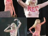 Sexy slut Jessica McCann naked at festival