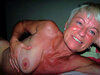 Blond granny exposed