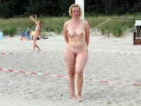 Nude at beach