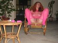 Redhead amateur slutty MILF hot private porn pics