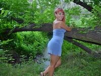 Seductive redhead babe nude posing pics collection