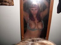 Busty amateur slut exposing her tits