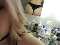 Nude selfies from young amateur blonde girl