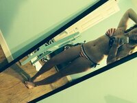 Amateur GF exposing herself on nude selfies