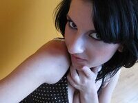 Hot self pics from seductive amateur brunette