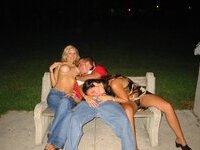 Amazing swinger party with hot busty sluts