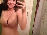 Nude selfies from busty amateur babe