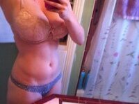 Nude selfies from busty amateur babe