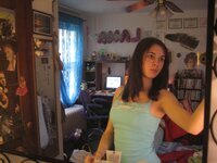 Cute amateur GF posing in her room