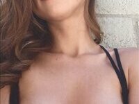 Cute amateur girl with small tits