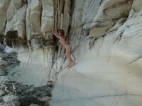 Naked at rocks