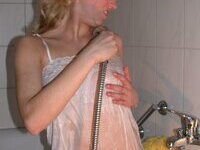 Blond amateur GF nude posing pics collection
