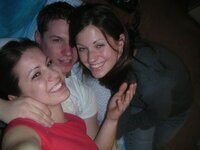 Coed amateur Gf alone and with friends