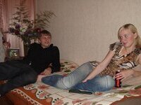Two russian swinger couples having fun