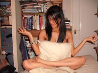 Indian amateur teen girl in her room