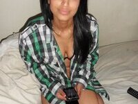 Indian amateur teen girl in her room