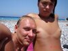 Amateur couple at summer vacation