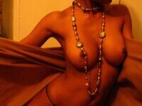 Ebony amateur girl exposed