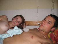 Young amateur couple some homemade pics