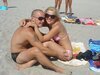 Amateur couple at summer vacation