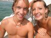 Young amateur couple at summer vacation