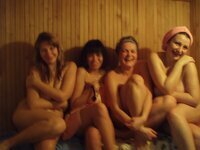 Russian girls at sauna