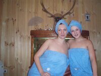 Russian girls at sauna