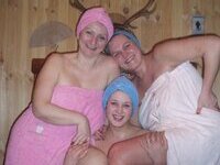 Russian girls at sauna