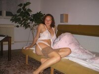 Curly amateur wife nude posing pics