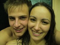 Young anateur couple share private pics