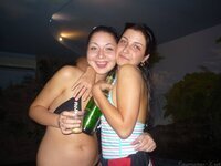 Amateur girls at sauna