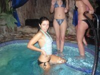 Amateur girls at sauna