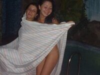 Amateur girls at sauna