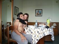 Amateur couple at hot summer vacation