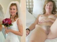 Brides before and after