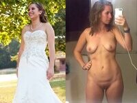 Brides before and after mix