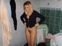 French hairy wife in nudist resort