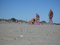 French hairy wife in nudist resort