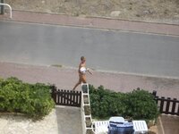 French hairy wife in nudist resort