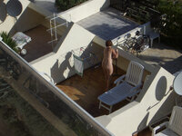 French hairy wife in nudist resort