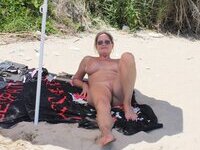 Nudist MILF on summer