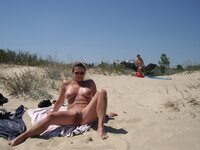 Nudist MILF on summer