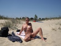 Nudist MILF on summer