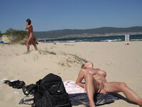 Nudist MILF on summer