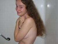 Cute Hungarian girlfriend in underwear and nudes