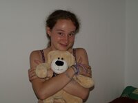 Cute Hungarian girlfriend in underwear and nudes