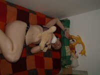 Cute Hungarian girlfriend in underwear and nudes